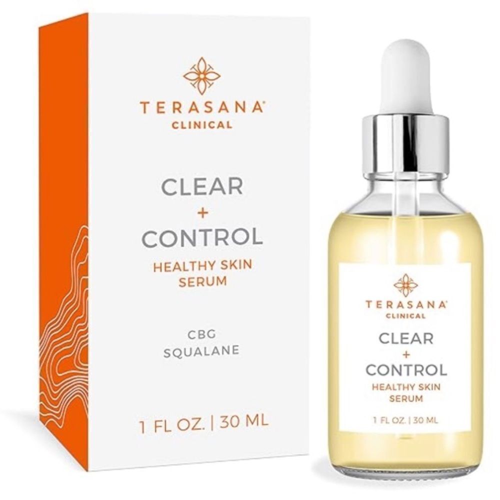 Terasana Clinical Clear + Control Healthy Skin Face Serum 1 fl oz/ 30 ml